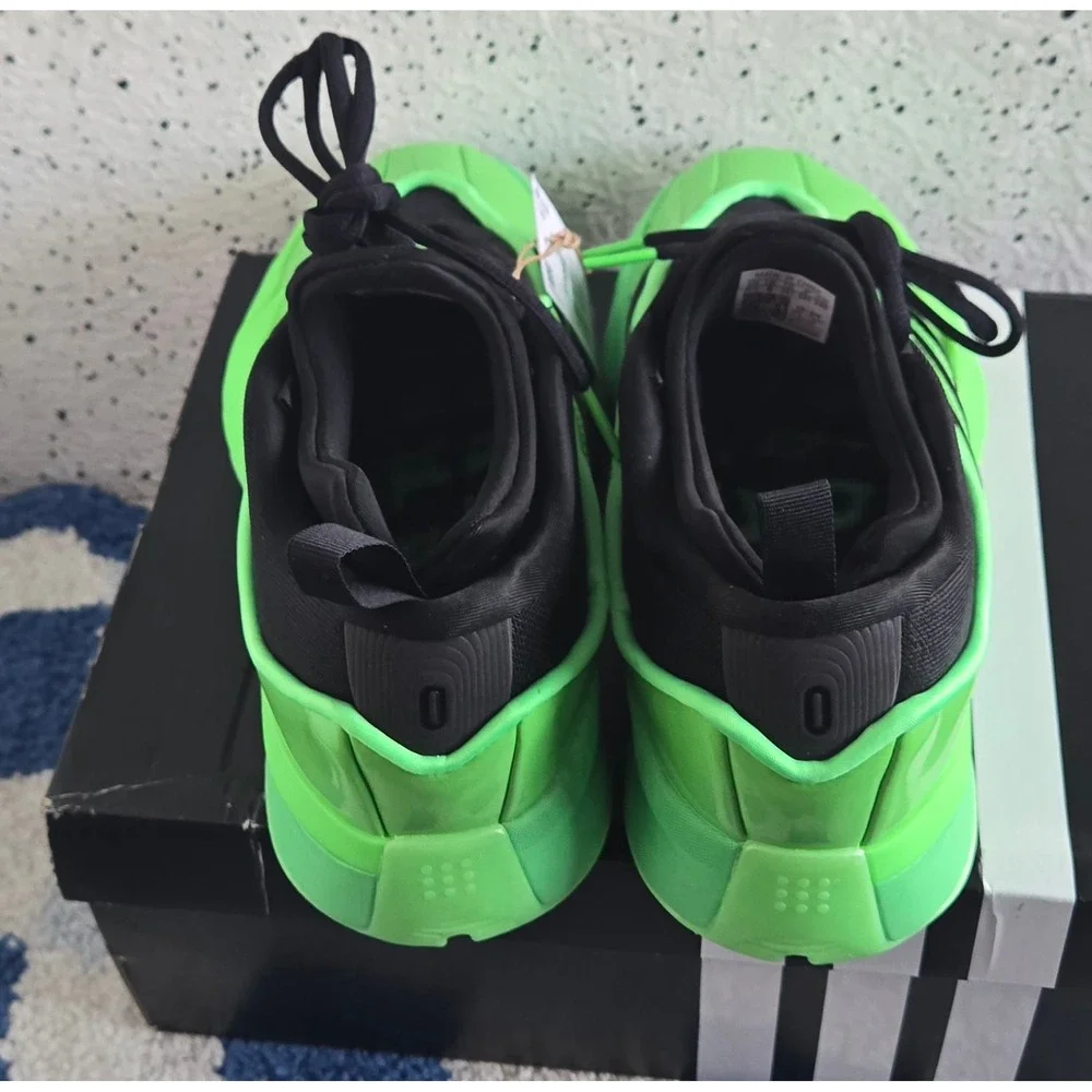 Adidas Dame 9 Basketball Shoes Lucid Green Core Black JR2508 Mens 6.5 Womens 7.5